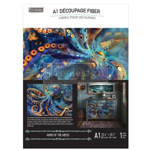 A1 DECOUPAGE FIBER – ARMS OF THE ABYSS – 1 SHEET, A1 SIZE