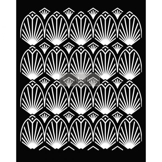 DECOR STENCILS® – ART DECO – 1 PC, SHEET SIZE 20″X16″- LASER CUT ON 16 MIL MYLAR