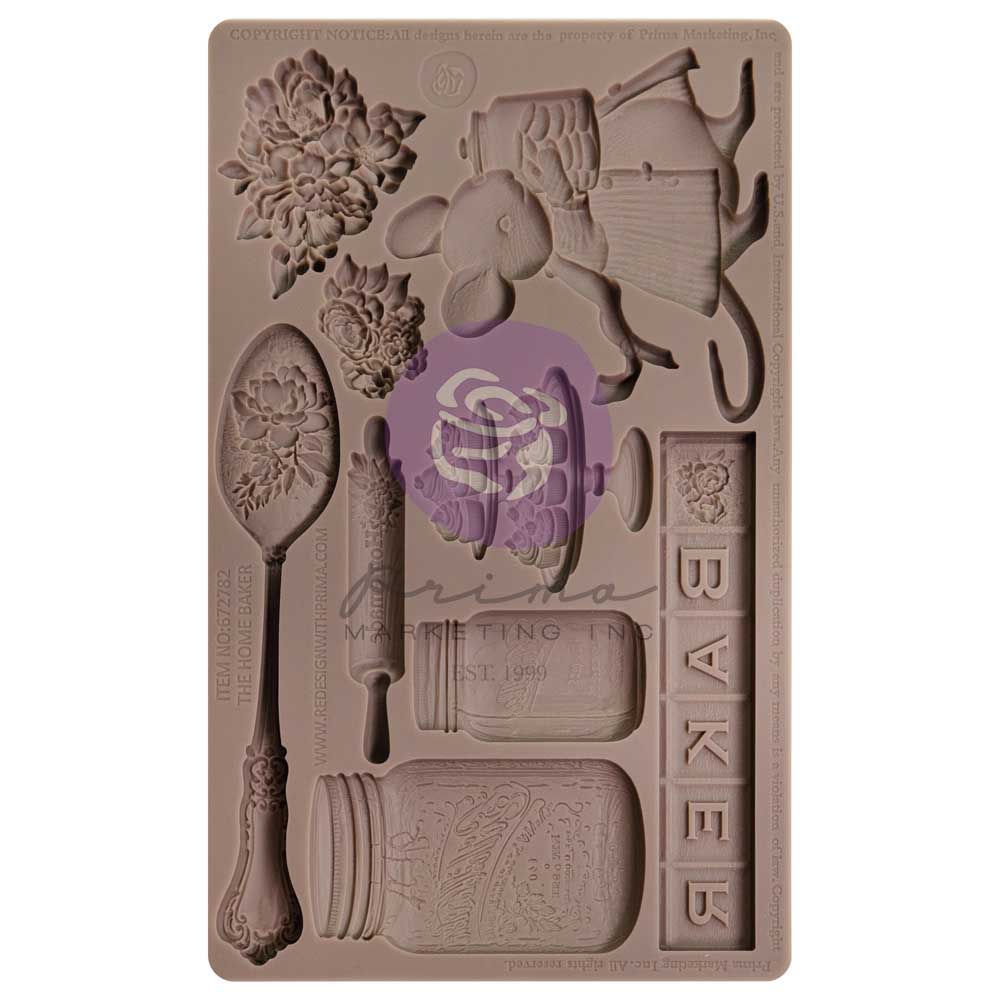 The Home Baker Collection Mould – Baker’s Delight – 1 pc, 5″x8″x8mm