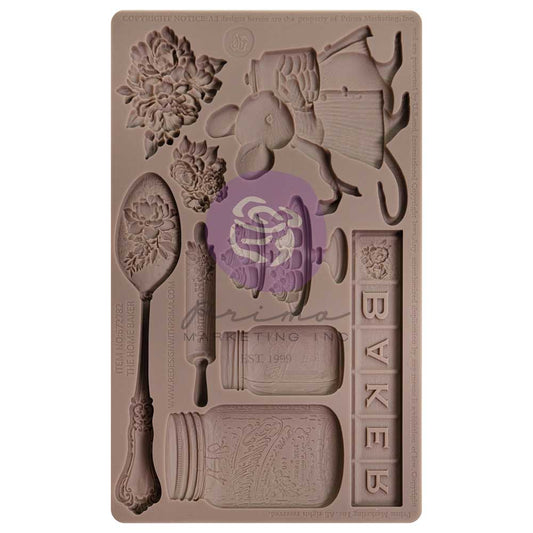 The Home Baker Collection Mould – Baker’s Delight – 1 pc, 5″x8″x8mm