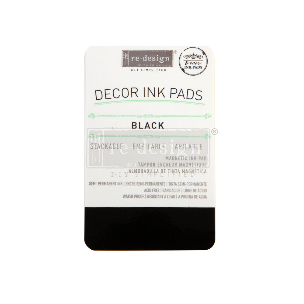 Redesign Decor Ink Pad – Black – magnetic ink pad