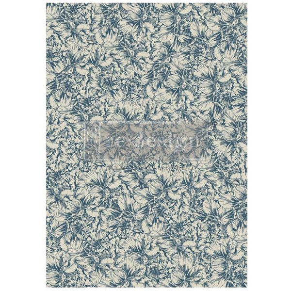 A1 DECOUPAGE FIBER – BLUE WALLPAPER – 1 SHEET, A1 SIZE