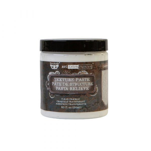 ART EXTRAVAGANCE- TEXTURE PASTE – CLEAR CRACKLE 8.45OZ (250ML)