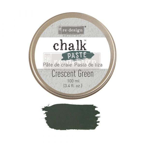 REDESIGN CHALK PASTE – CRESCENT GREEN – 1 JAR, 100 ML (3.4 FL OZ)