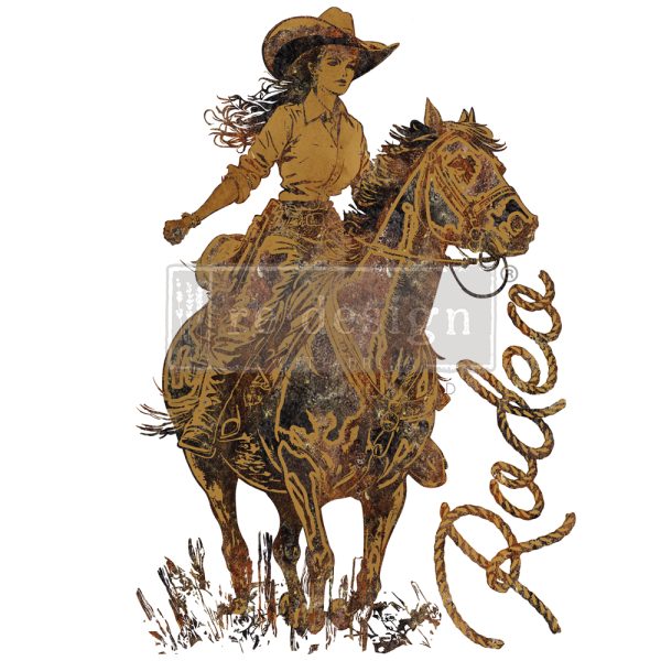 DECOR TRANSFERS® – GALLOPING GRACE – TOTAL SHEET SIZE 24″X35″, CUT INTO 2 SHEETS