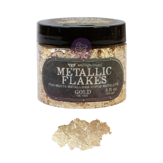 Art Ingredients – Metal Flakes – Gold – 1 jar