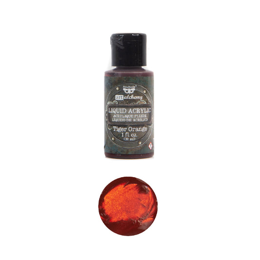 Art Alchemy-Liquid Acrylic Tiger Orange 1fl.oz (30ml)