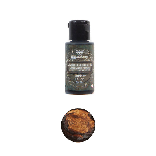 Art Alchemy-Liquid Acrylic Umber 1fl.oz (30ml)