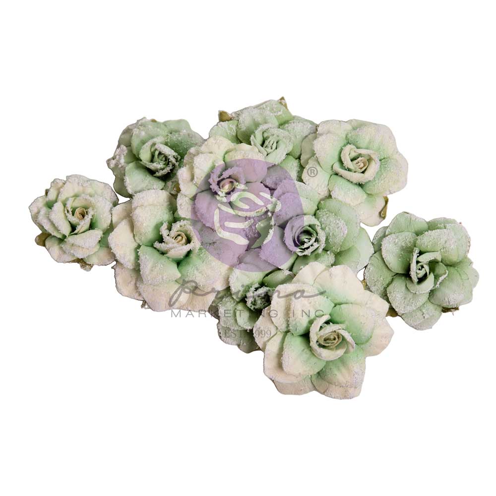 The Home Baker Collection Flowers – Mint Chip Roses – 10 pcs