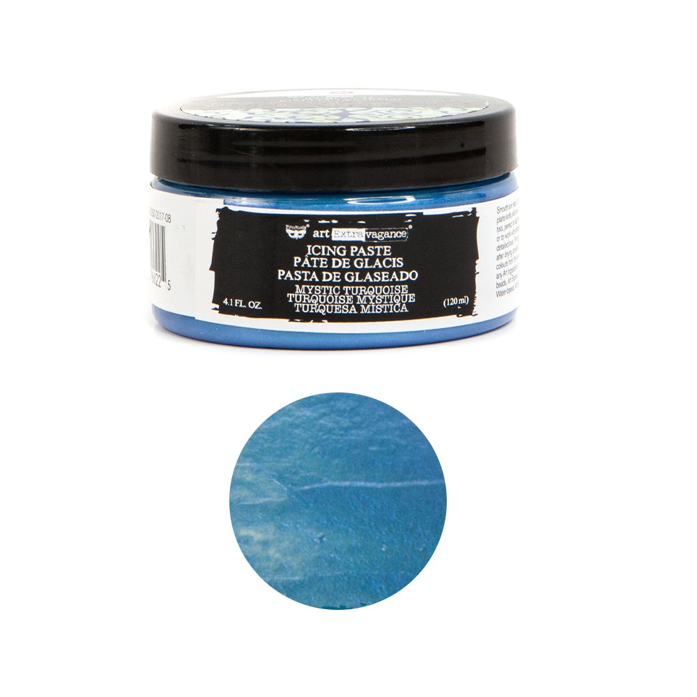 Art Extravagance Icing Paste-Mystic Turquoise 4oz (120ml)