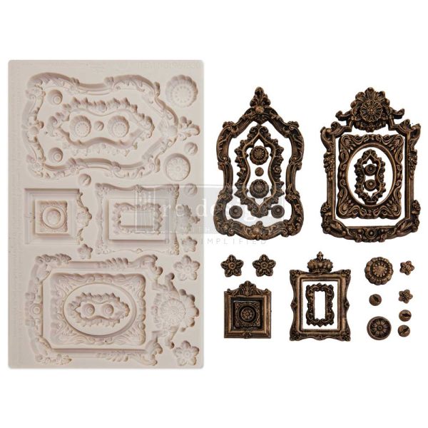 FINNABAIR MOULDS – ORNATE FRAMES – 1 PC, 5″X8″X8MM