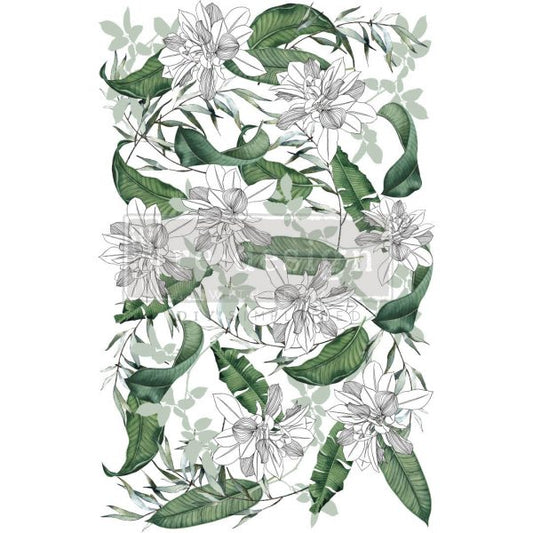 DECOR TRANSFERS® – PEACEFUL GARDEN – TOTAL SHEET SIZE 24″X35″, CUT INTO 2 SHEETS