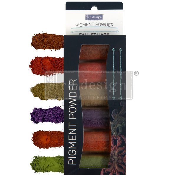 DECOR PIGMENT POWDER SET – FALL FOLIAGE – 6 COLORS X 5G EACH