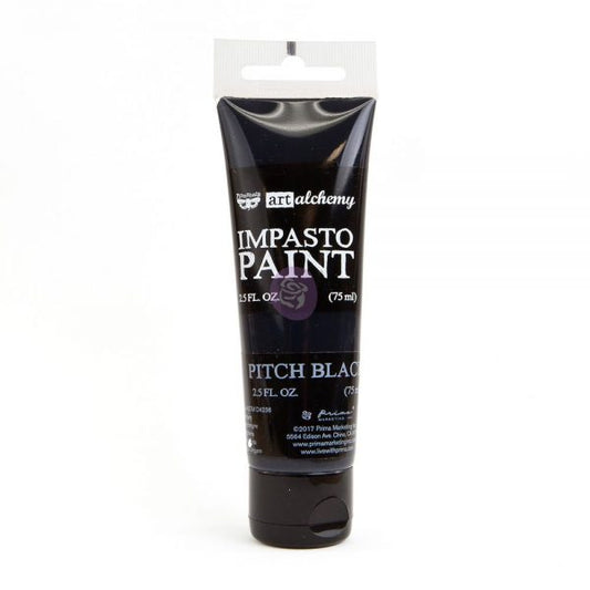 ART ALCHEMY – IMPASTO PAINT – PITCH BLACK 2.5 OZ