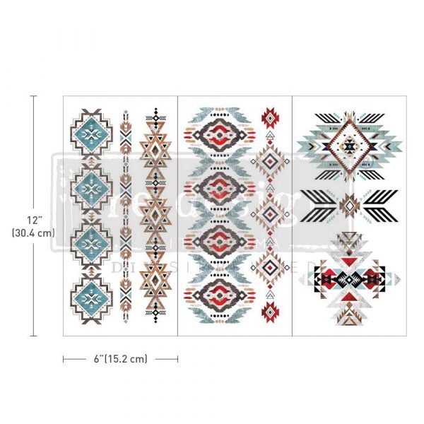 SMALL TRANSFERS – SOMETHING TRIBAL – 3 SHEETS, 6″X12″