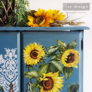 DECOR TRANSFERS® – SUNFLOWER – TOTAL SHEET SIZE 24×35, CUT INTO 2 SHEETS