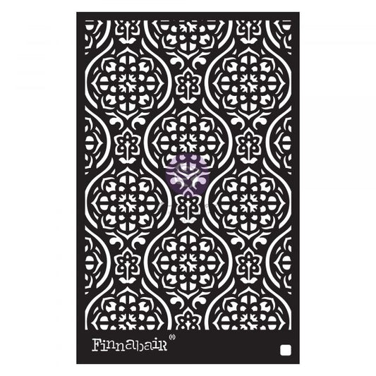 FINNABAIR STENCIL – VICTORIAN TILES – 1 PIECE, 6″X9″- LASER CUT ON 16 MIL MYLAR