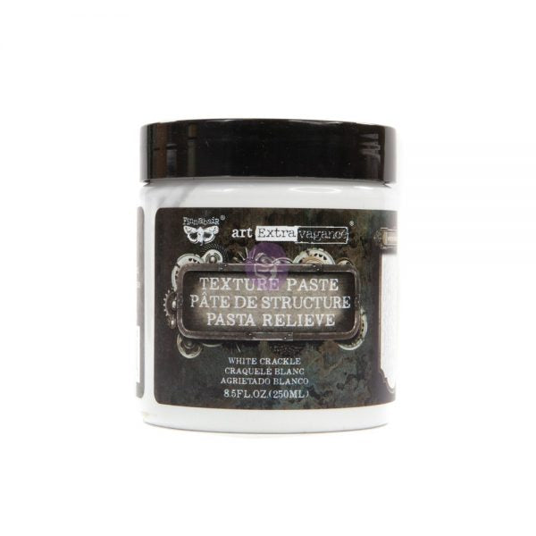 ART EXTRAVAGANCE-TEXTURE PASTE – WHITE CRACKLE 8.45OZ (250ML)