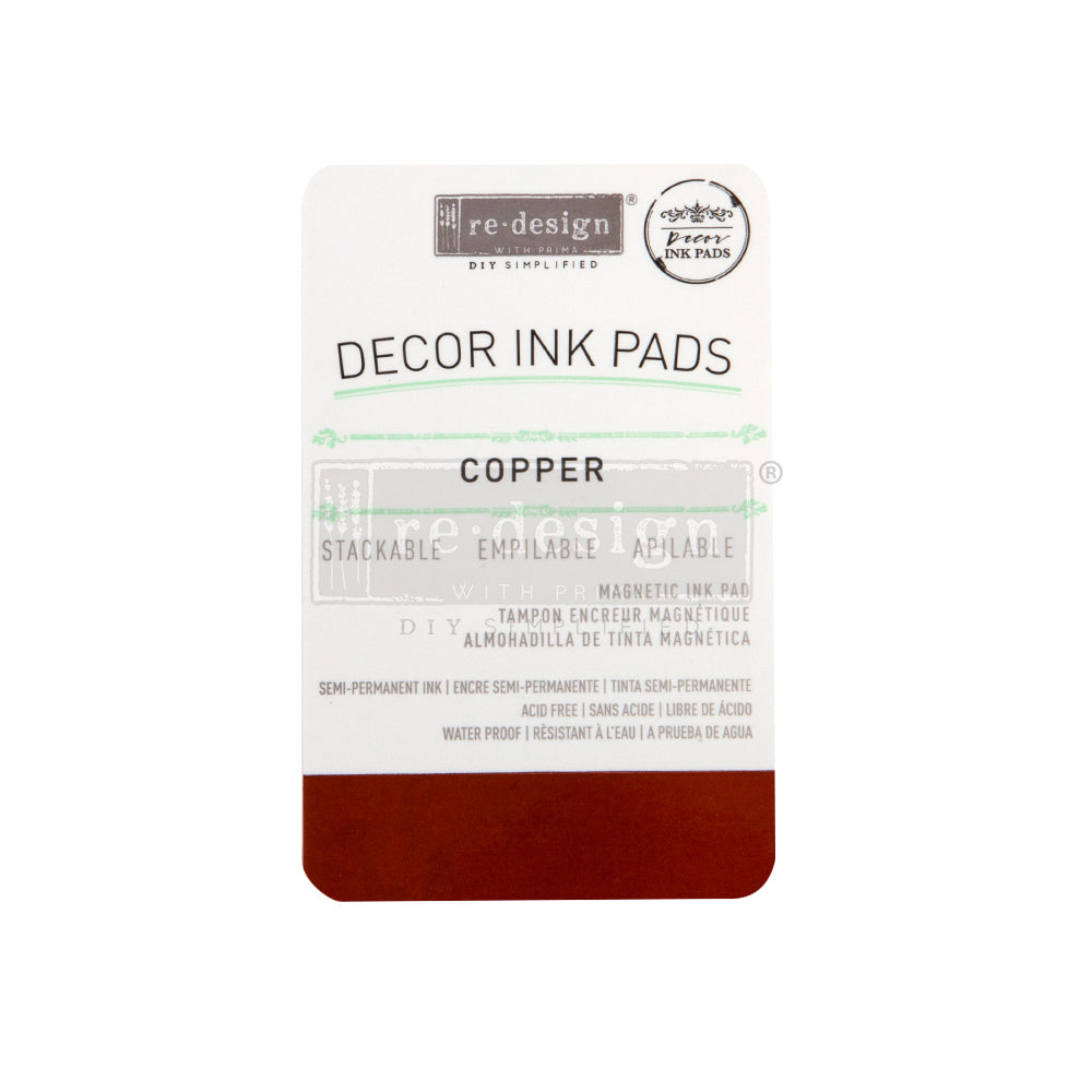 Redesign Decor Ink Pad – Copper – magnetic ink pad