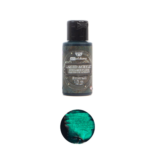 Art Alchemy-Liquid Acrylic Emerald 1fl.oz (30ml)