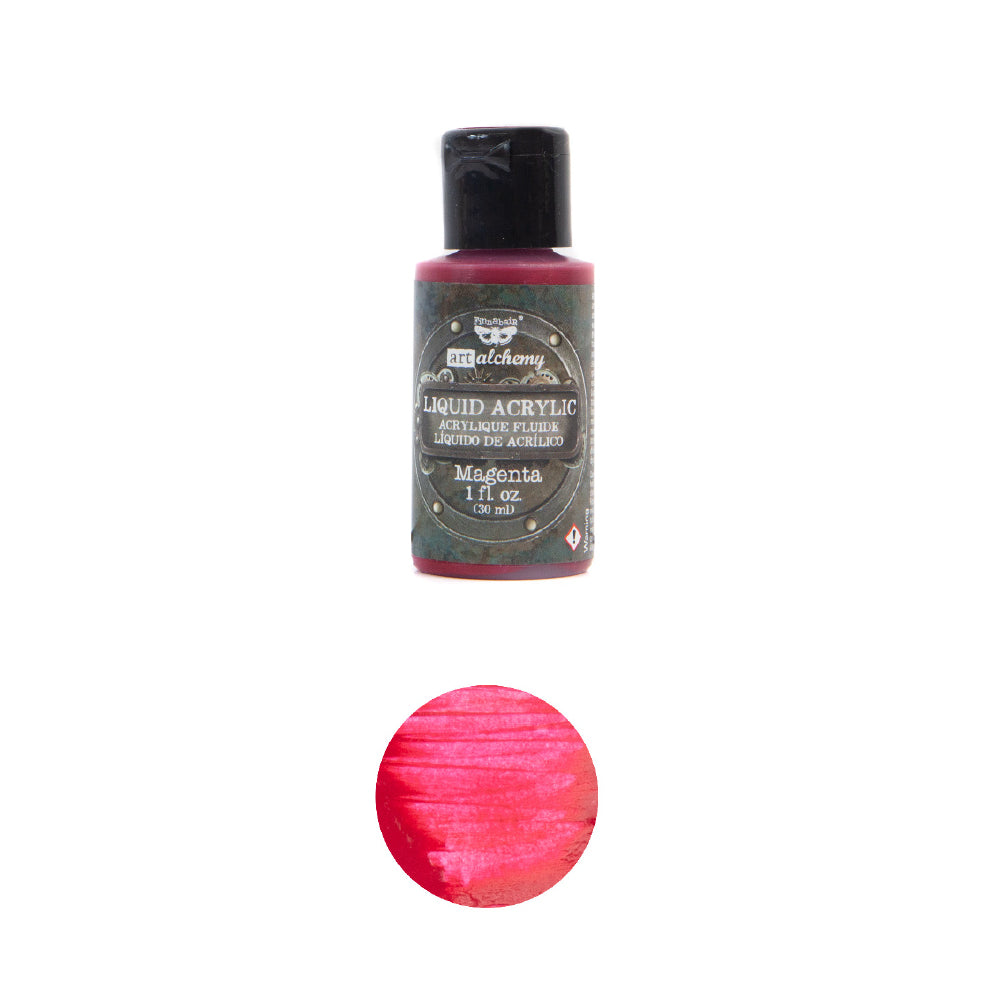 Art Alchemy-Liquid Acrylic Magenta 1fl.oz (30ml)