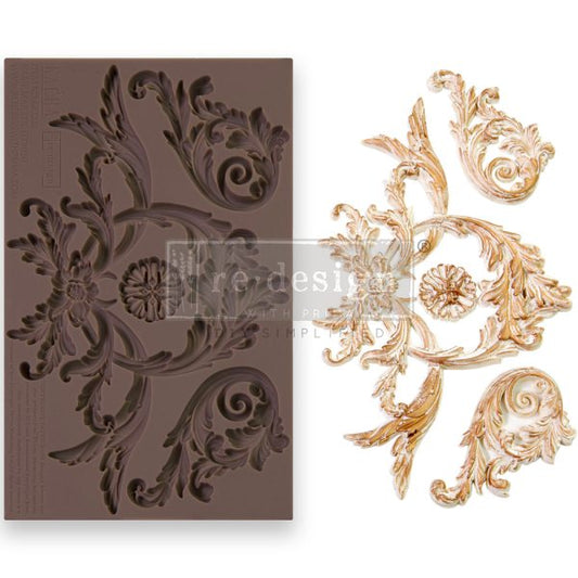 DECOR MOULDS® KACHA – MAJESTIC FLOURISH – 1 PC, 5″X8″X8MM