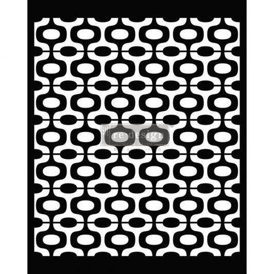 DECOR STENCILS® – MIDCENTURY VIBES – 1 PC, SHEET SIZE 20″X16″- LASER CUT ON 16 MIL MYLAR