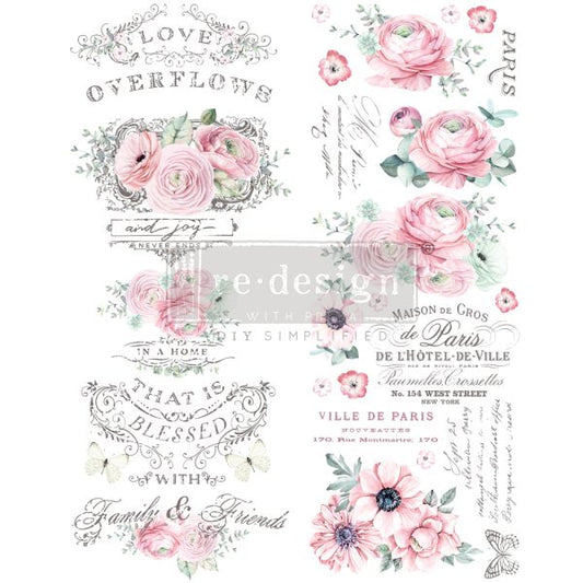 REDESIGN DÉCOR TRANSFERS® – OVERFLOWING LOVE 22″ X 30″