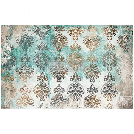 REDESIGN DECOUPAGE DÉCOR TISSUE PAPERR – PATINA FLOURISH – 1 SHEET, 19″X30″