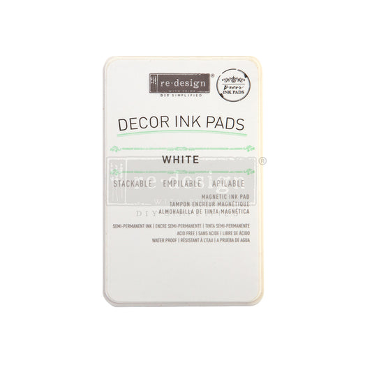 Redesign Decor Ink Pad – White – magnetic ink pad