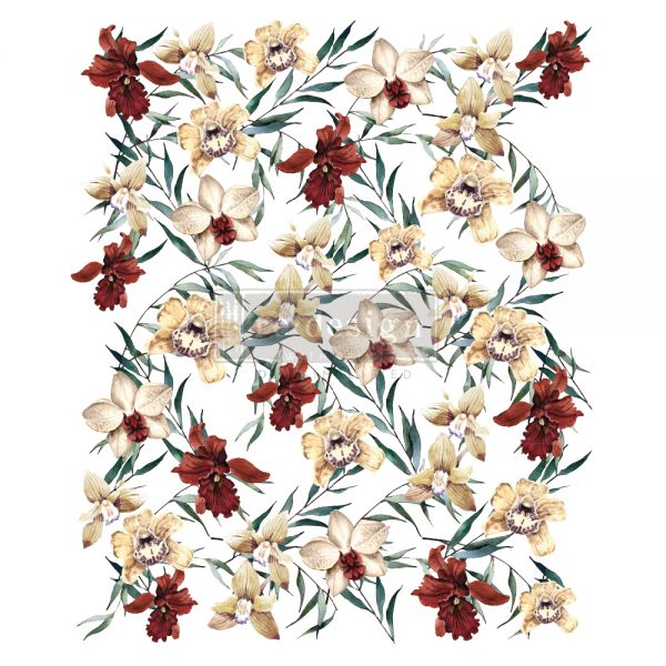REDESIGN DECOR TRANSFERS® – WILDFLOWERS – TOTAL SHEET SIZE 24″X35″, CUT INTO 3 SHEETS